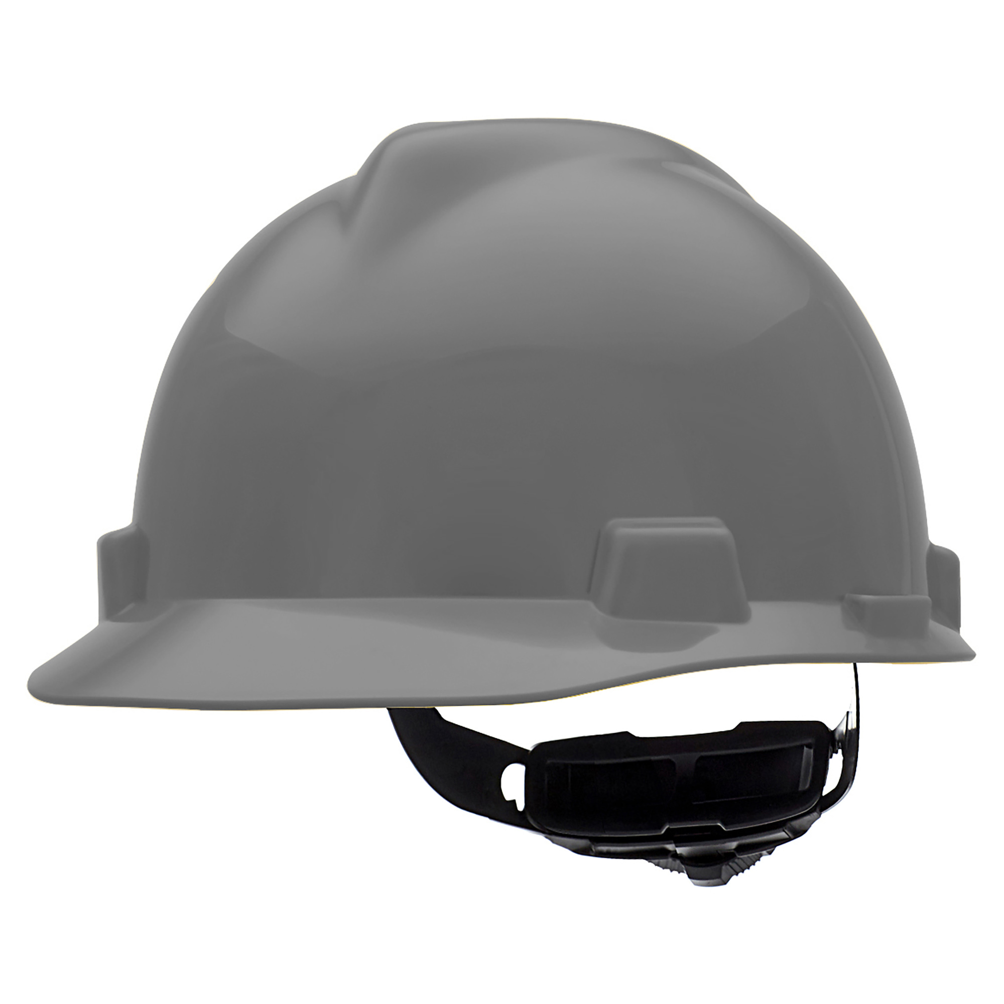 Msa V Gard Cap Style Hard Hat Fas Trac Iii Suspension Gray