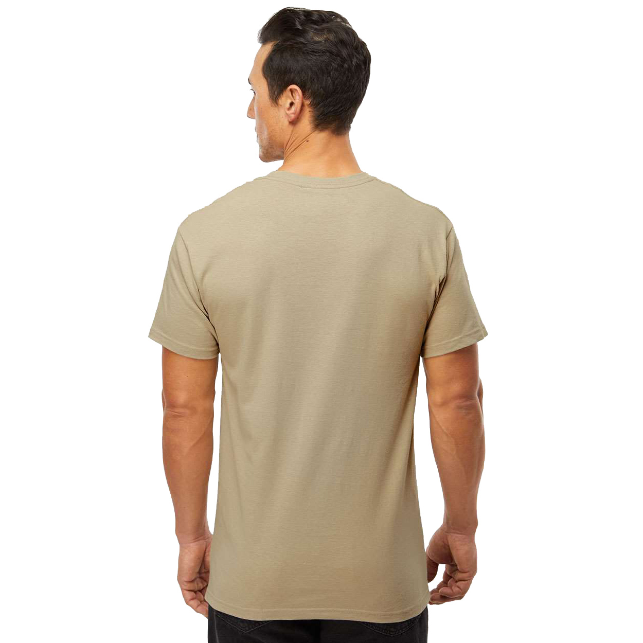 M O Gold Soft Touch T Shirt Sand Full Source