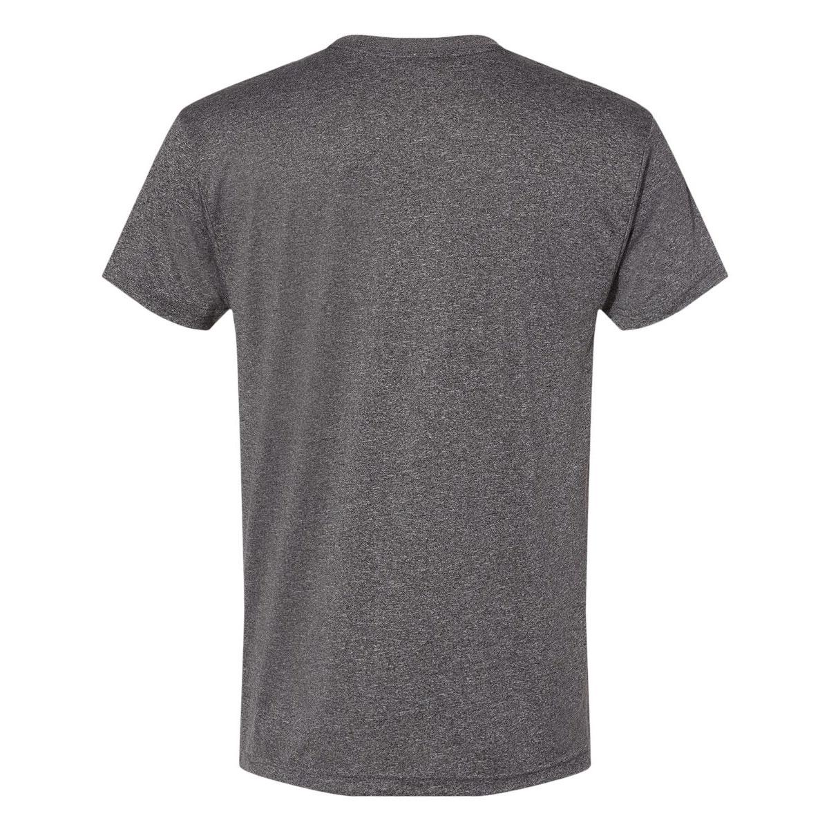 Bayside Usa Made Performance T Shirt Cationic Charcoal Full Source