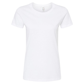 M O 4810 Women S Gold Soft Touch T Shirt White Full Source