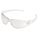 Crews BK319 BearKat 3 Polycarbonate Gray Lens Safety Glasses with Non-Slip Hybri