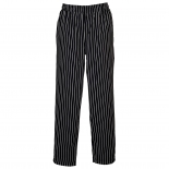 Fame F28 Half Bistro Two Pocket Apron - Chalk Pinstripe | FullSource.com