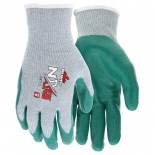 North Safety NF14 Duro Task Natural Rubber-Coated Poly/Cotton Gloves