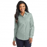 Port Authority L608 Ladies Long Sleeve Easy Care Shirt - Texas Orange ...