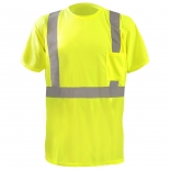 Red Kap SY24HV Hi-Visibility ANSI Class 2 Work Shirt - Short Sleeve ...