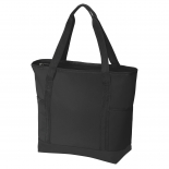 Port Authority BG410 Essential Zip Tote - Black | Full Source