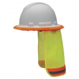 Pyramex HP24110 Full Brim Hard Hat – White – 4-Point Ratchet Suspension