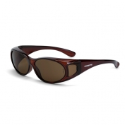 Crossfire OG3 OTG Safety Glasses – L/XL, Crystal Black Frame, Smoke Lens, Z87