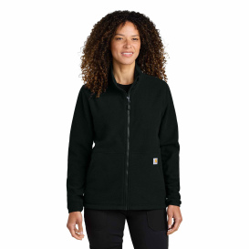 Carhartt CT106419 Ladies Textured Full-Zip Fleece Jacket - Black