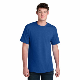 Port & Company PC01 Core Blend Recycled Tee - True Royal Heather