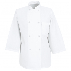 Chef Designs 0402WH Three-Quarter Sleeve Chef Coat