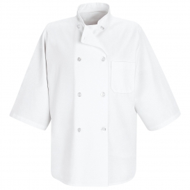 Chef Designs 0404WH Half-Sleeve Chef Coat