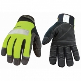 Youngstown Cut Resistant Series Safety Lime Work Glove Lined with Kevlar