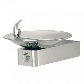 Barrier-free, High Polished Stainless Steel Drinking Fountain