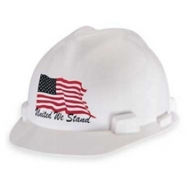 MSA V-Gard Hard Hat - United We Stand