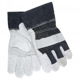 MCR Safety 1220DX Economy Leather Gloves - Patch Palm with 2.5\