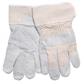MCR Safety 1220WD Economy Split Cowhide Leather Gloves - 2.5\