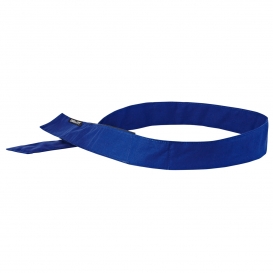 Ergodyne Chill-Its 6705 Evaporative Cooling Bandana with Hook & Loop Closure - Blue