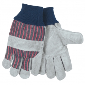 Memphis 1235K Split Shoulder Leather Gloves - Knit Wrist & Knuckle Strap
