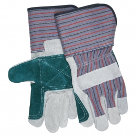 MCR Safety 1312 Select Shoulder Leather Double Palm Gloves - 4.5\