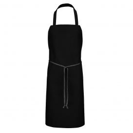Chef Designs 1430 Standard Bib Apron - Black