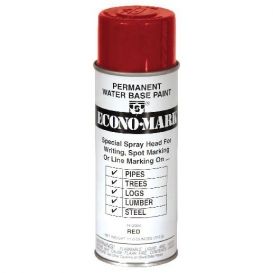 Seymour 16-2004 Econo-Mark Water Based Marking Paint - Red - 16 oz Can (Net Weight 11 oz)