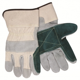 MCR Safety 16012N Sidekick Double Leather Palm Gloves - No Logo - 2.5\