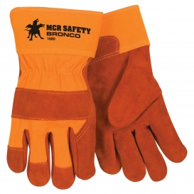 MCR Safety 1680 Bronco Leather Palm Gloves - 2.5\