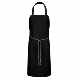 Chef Designs 1751 Standard Bib Apron - Black