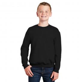 Gildan 18000B Youth Heavy Blend Crewneck Sweatshirt - Black