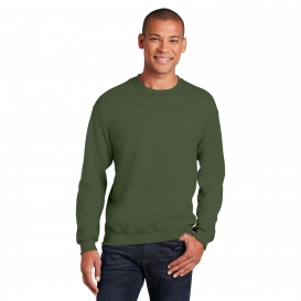 Gildan 18000 Heavy Blend Crewneck Sweatshirt - Military Green