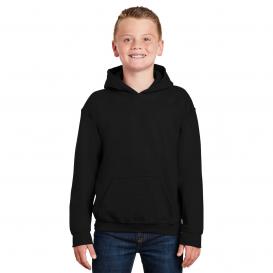 Gildan 18500B Youth Heavy Blend Hooded Sweatshirt - Black
