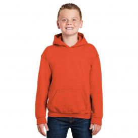 Gildan 18500B Youth Heavy Blend Hooded Sweatshirt - Orange