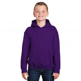 Gildan 18500B Youth Heavy Blend Hooded Sweatshirt - Purple