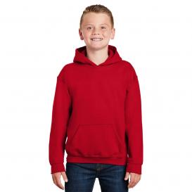 Gildan 18500B Youth Heavy Blend Hooded Sweatshirt - Red