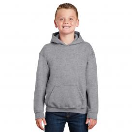 Gildan 18500B Youth Heavy Blend Hooded Sweatshirt - Sport Grey