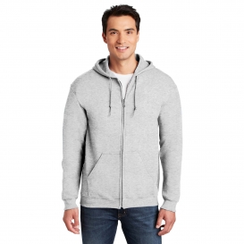 Gildan 18600 Heavy Blend Full-Zip Hooded Sweatshirt - Ash Grey