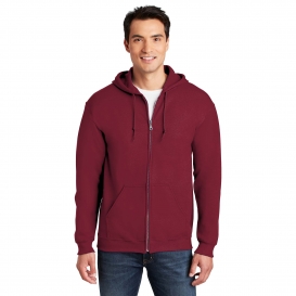 Gildan 18600 Heavy Blend Full-Zip Hooded Sweatshirt - Cardinal