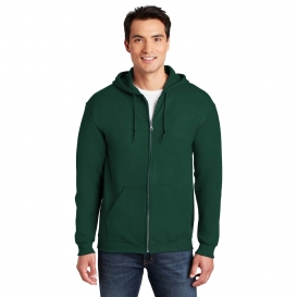 Gildan 18600 Heavy Blend Full-Zip Hooded Sweatshirt - Forest Green