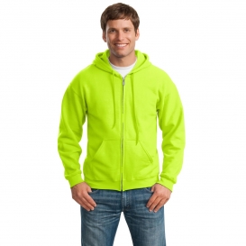 Gildan 18600 Heavy Blend Full-Zip Hooded Sweatshirt - Safety Green
