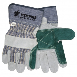 Memphis 1911 Bull\\\'s Eye Double Leather Palm Gloves - 2.75\
