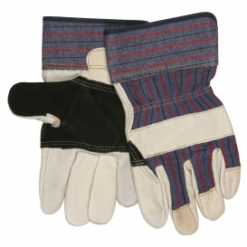 MCR Safety 1921 Grain Pigskin Leather Patch Palm Gloves - 2.5\
