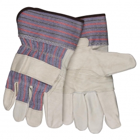 MCR Safety 1931 Economy Patch Palm Leather Gloves - 2.5\