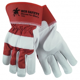 MCR Safety 1940L Gloves for Glory Goatskin Leather Palm Gloves - 2.5\