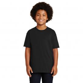 Gildan 2000B Youth Ultra Cotton 100% US Cotton T-Shirt - Black