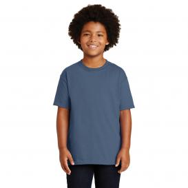 Gildan 2000B Youth Ultra Cotton 100% US Cotton T-Shirt- Indigo Blue