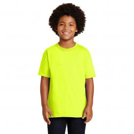 Gildan 2000B Youth Ultra Cotton 100% US Cotton T-Shirt - Safety Green