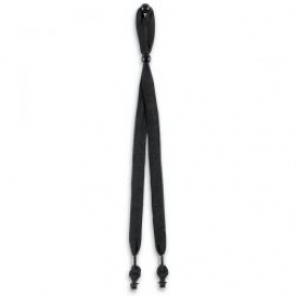 Crews 215C Snakeskins Deluxe Eyeglass Cords - Black