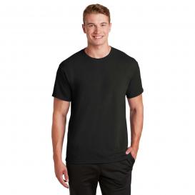 Jerzees 21M Dri-Power 100% Polyester T-Shirt - Black