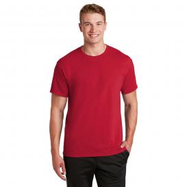 Jerzees 21M Dri-Power 100% Polyester T-Shirt - True Red